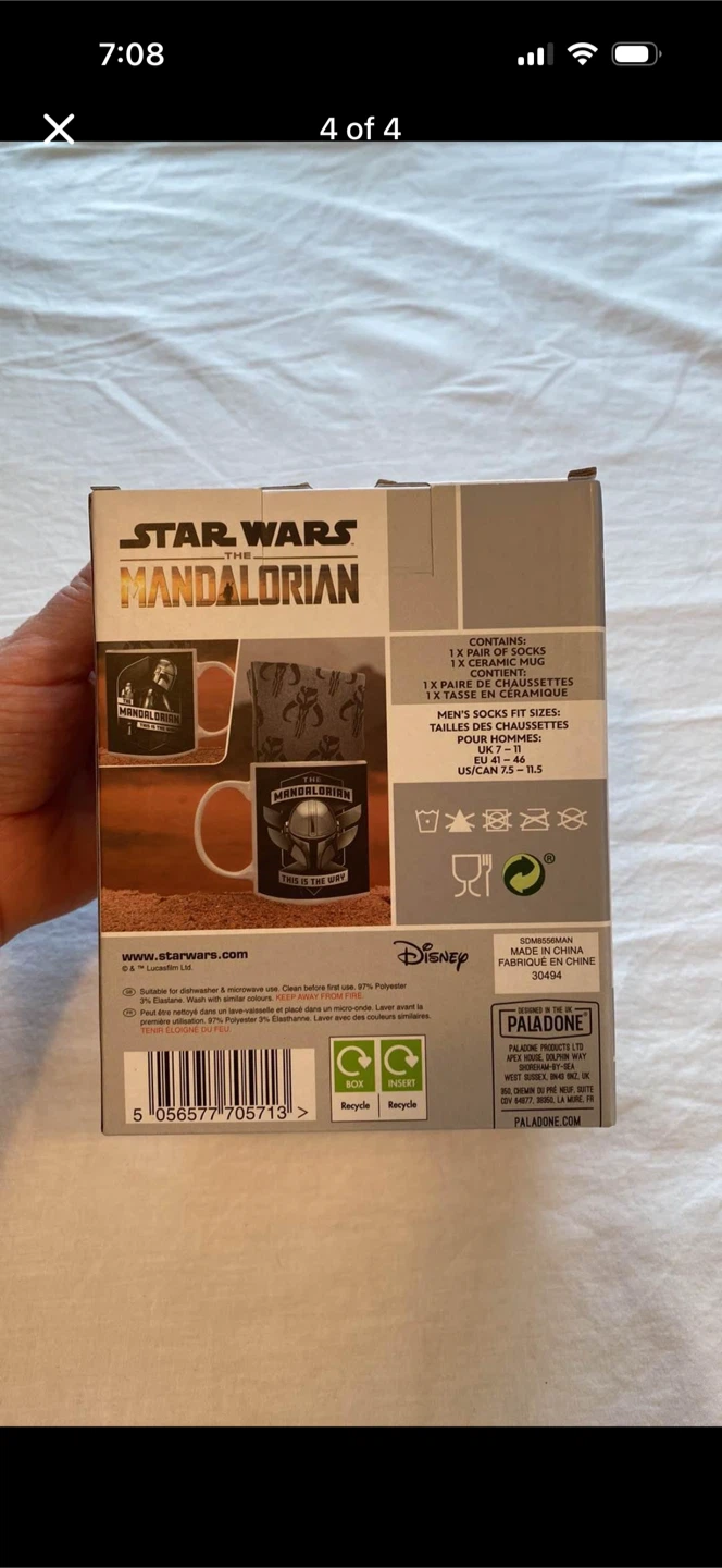 Disney Star Wars Mandalorian Mug And Socks Gift Set - photo 4