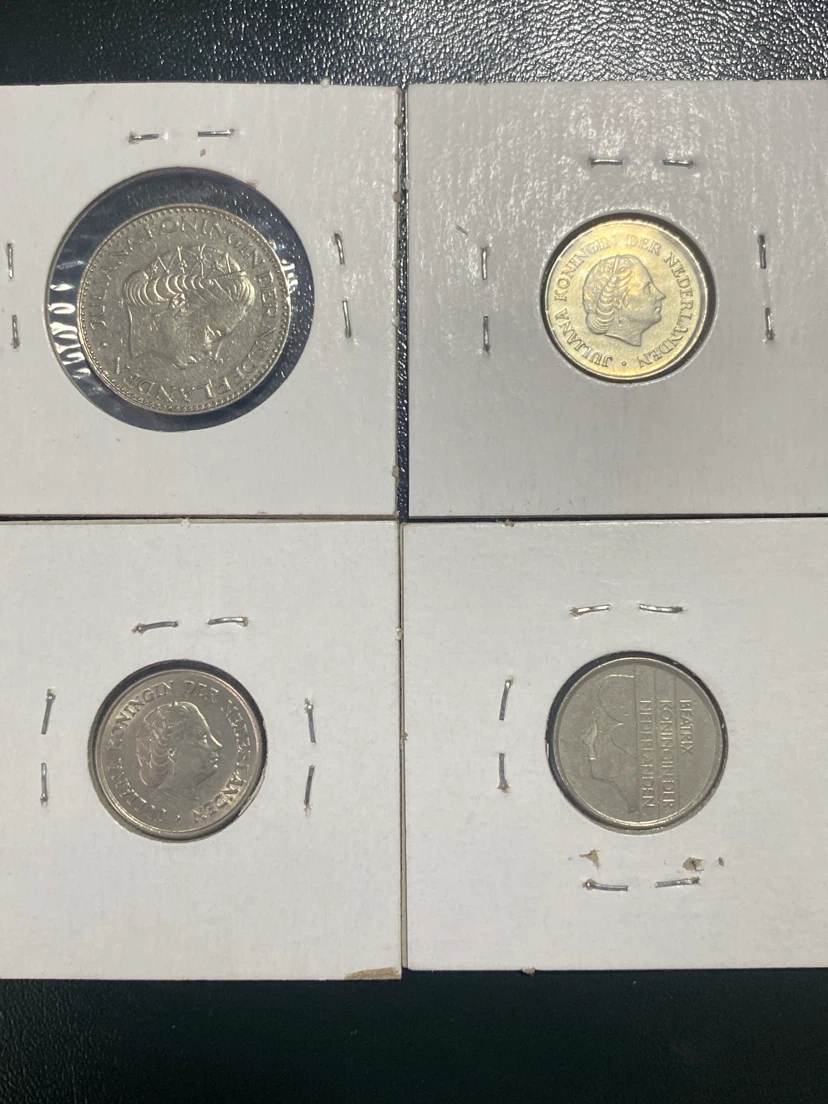 Set of 4 Netherlands Coins - photo 2
