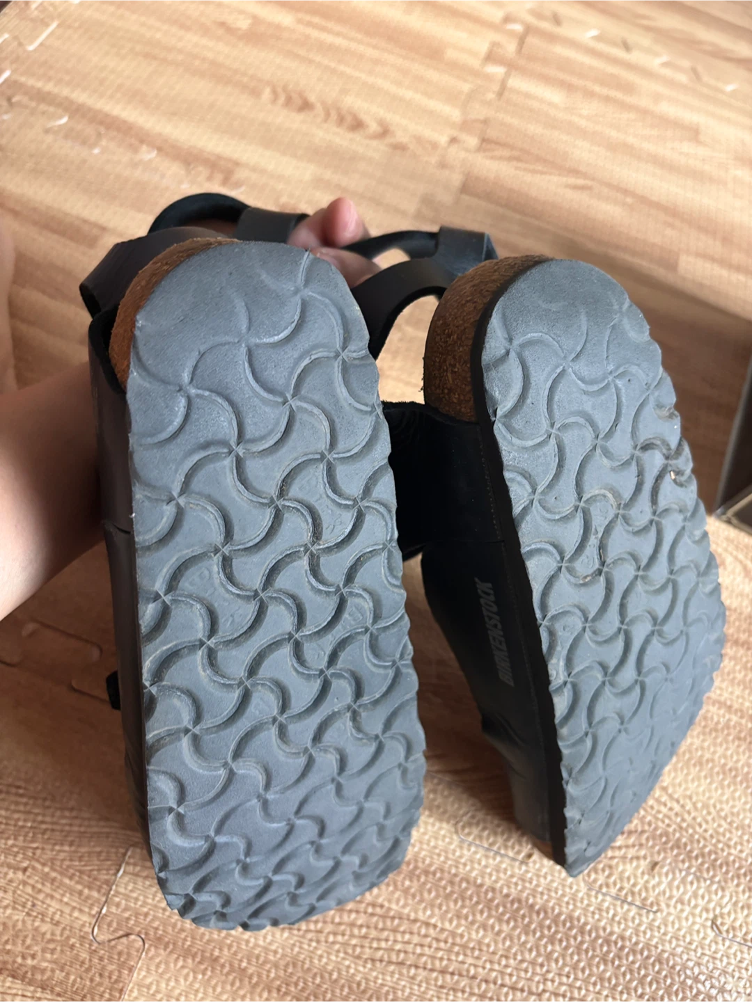 Birkenstock Black Leather Gladiator Sandals - photo 3