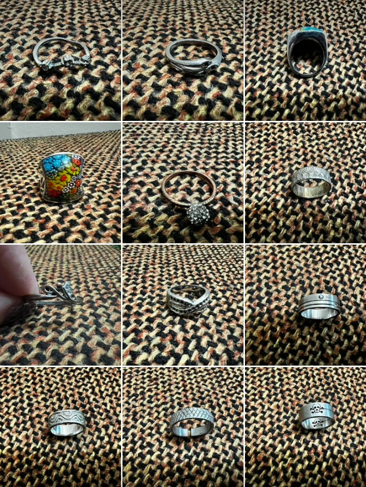 Assorted Handmade Wire Wrapped and Metal Rings-price of Each - photo 5