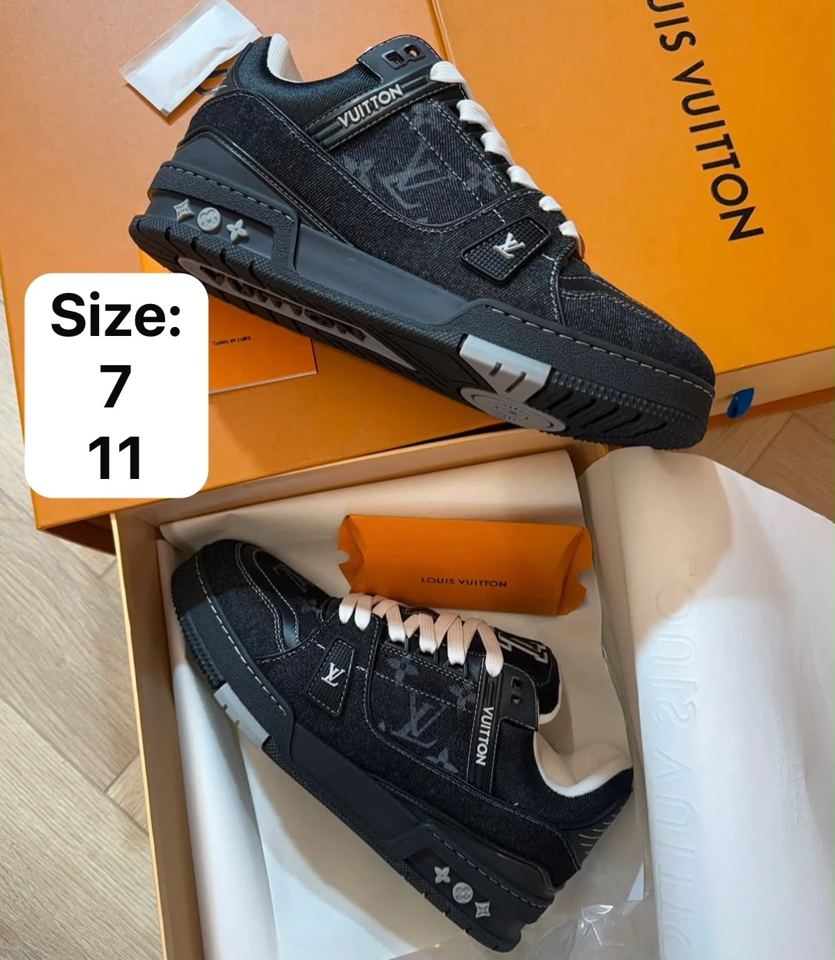Louis Vuitton Denim Sneakers