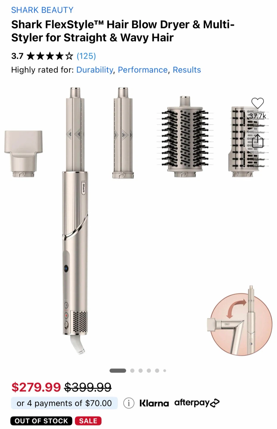 Shark FlexStyle Hair Blow Dryer & Multi-Styler - photo 3
