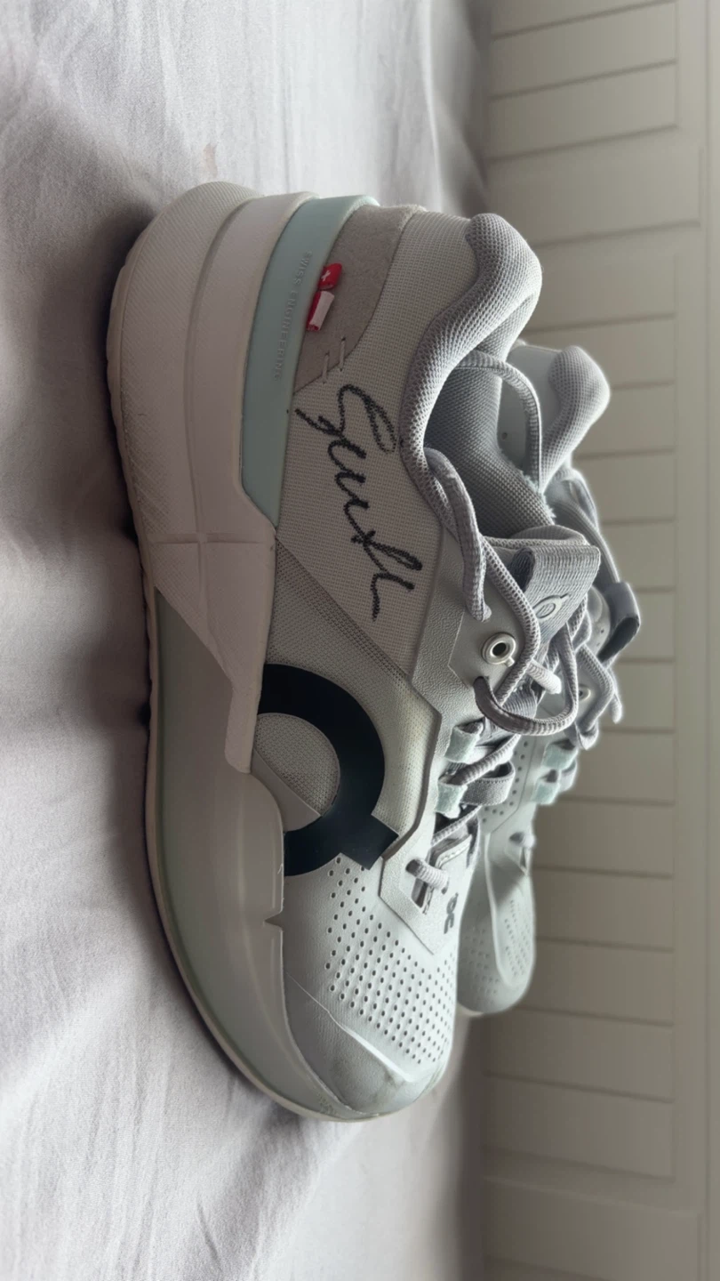 Signed Iga Swiatek match worn shoes at Nbo tournament