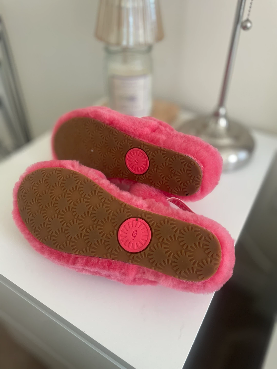 Authentic UGG Oh Yeah Slides - Sz 8 strawberry sorbet - photo 5