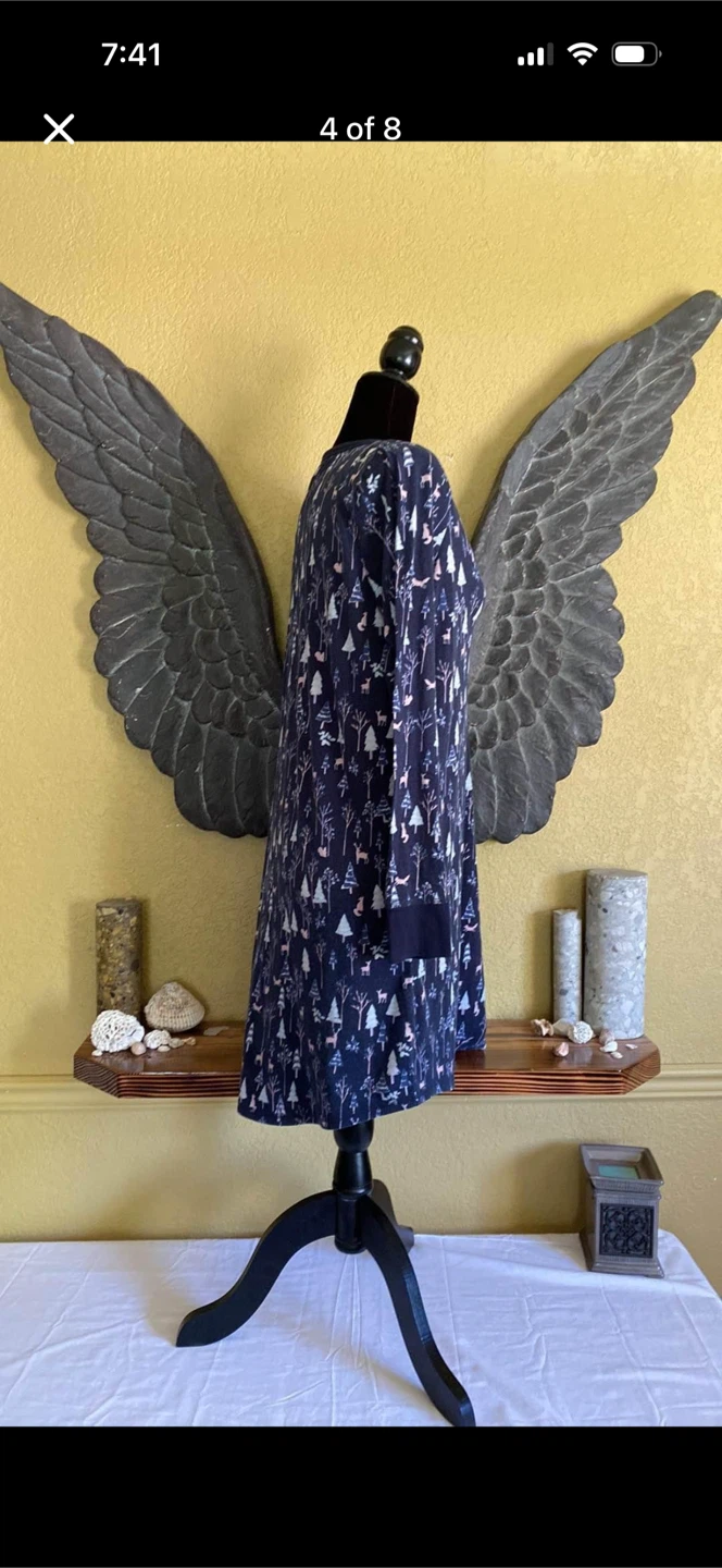 Denver Hayes Oversized Winter Pictured Sleepwear Gown - photo 5