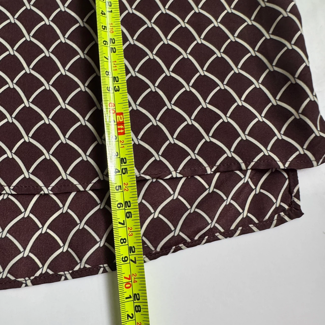 ZARA Printed Long Sleeve Button-Up Shirt - XS - photo 4