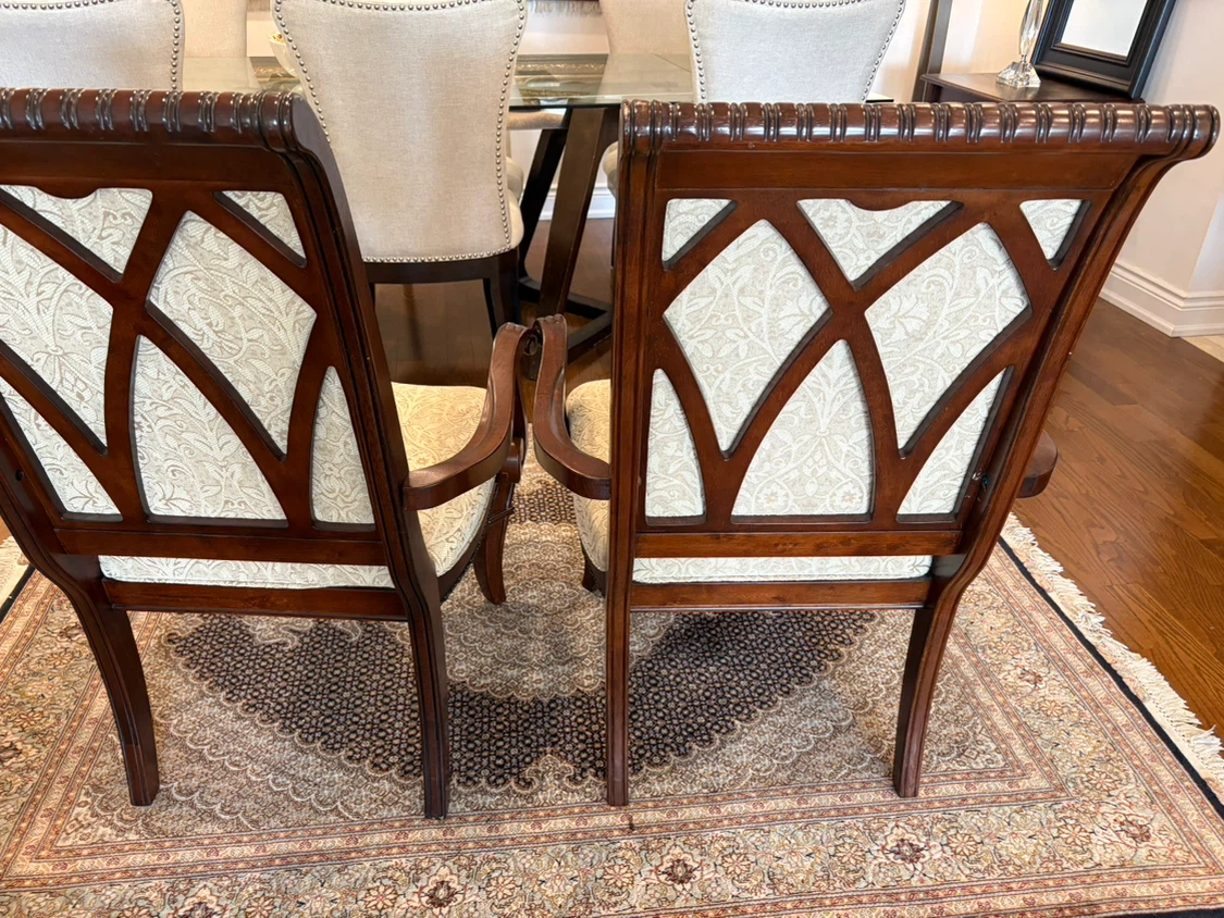 Pair of Upholstered Dining Chairs - photo 3