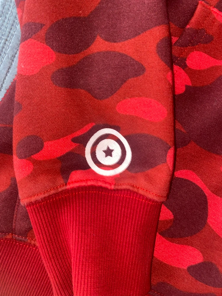 Red bape hoodie - photo 2
