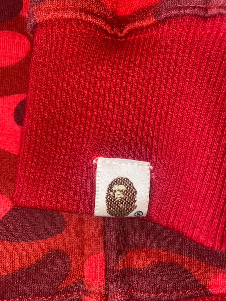 Red bape hoodie - photo 3