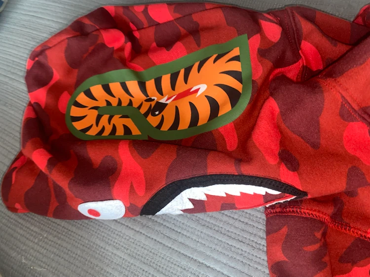 Red bape hoodie - photo 5