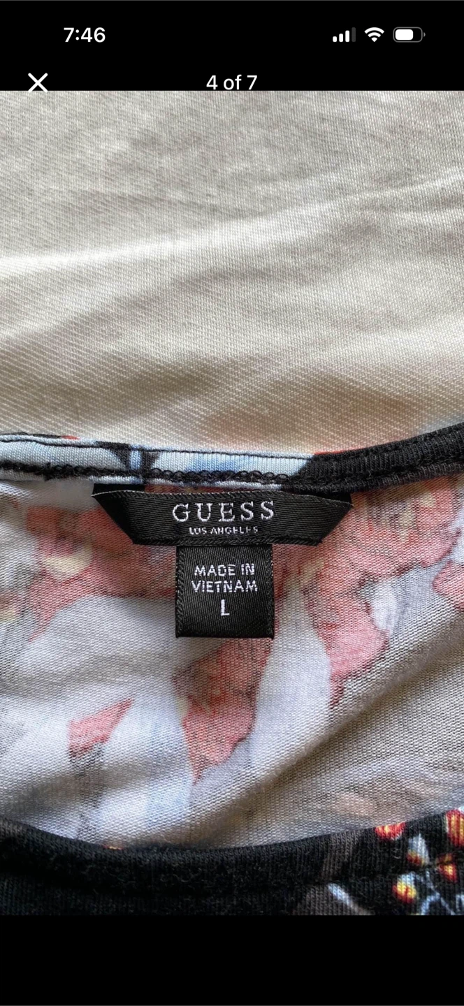 Guess Floral Cold Shoulder Shirt Top - photo 5