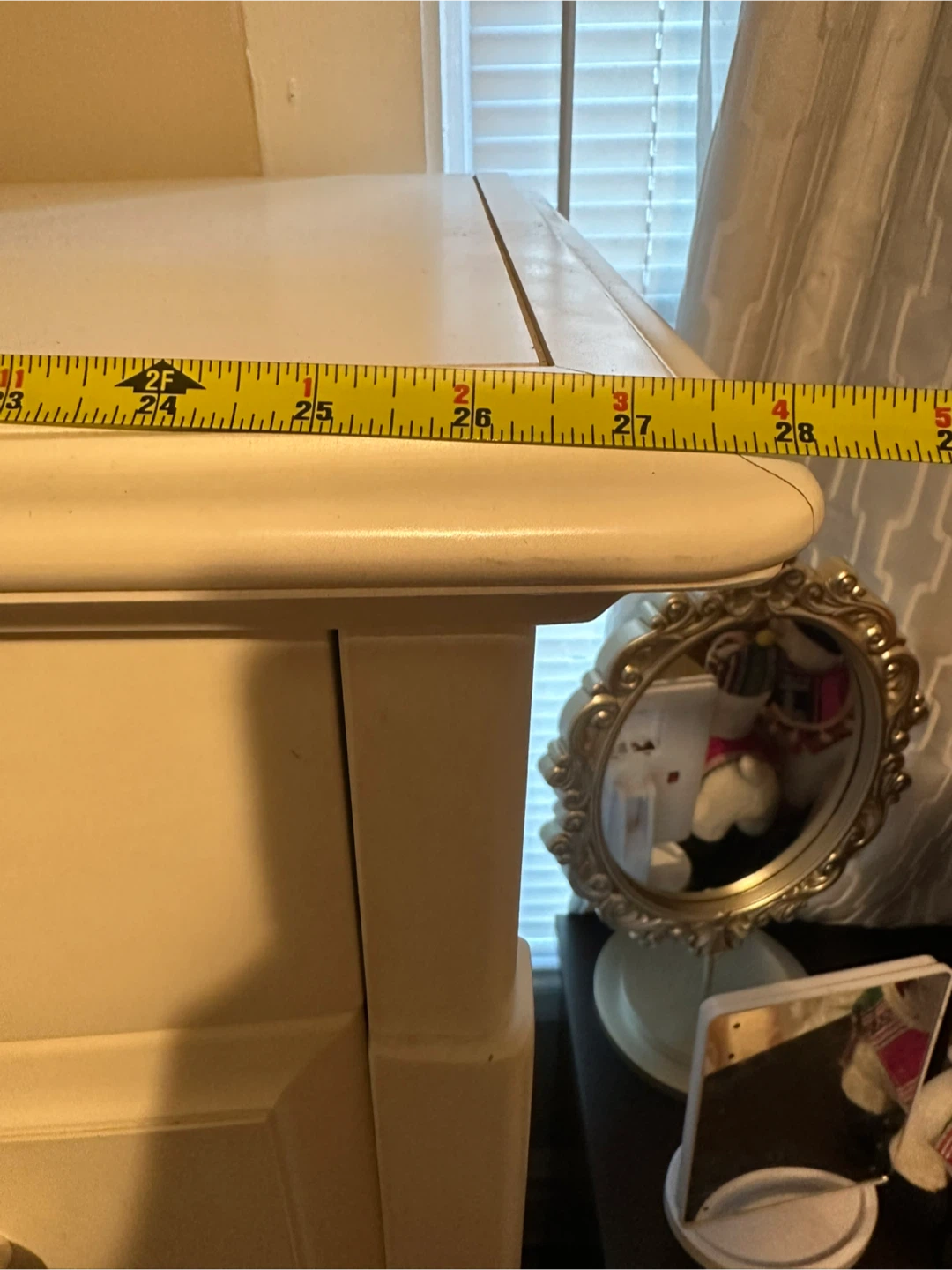White 6-Drawer Tall Dresser - photo 4