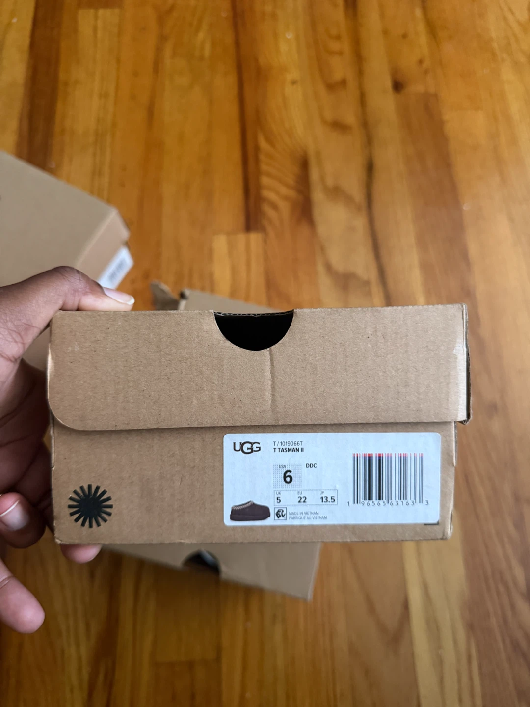 UGG Tasman II Slipper - Chocolate Brown - Size 6