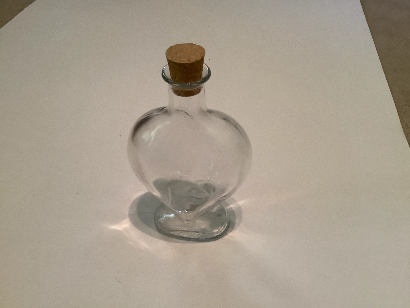 Vt Vetreria Etruscan Clear Heart Shaped Bottle 🐞