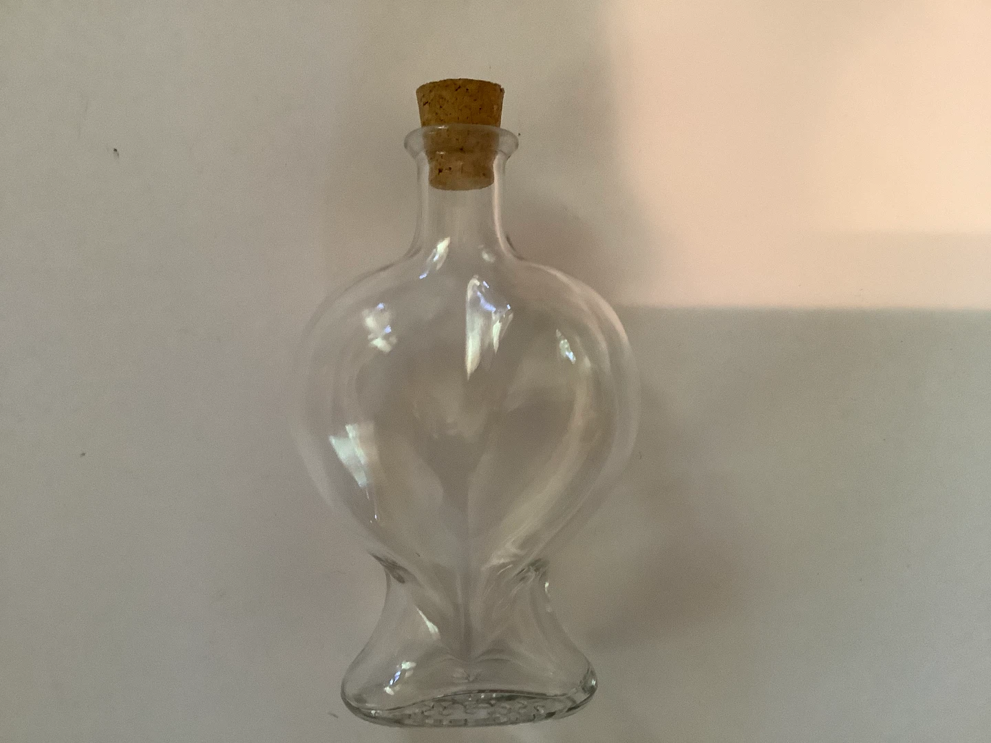 Vt Vetreria Etruscan Clear Heart Shaped Bottle 🐞 - photo 2