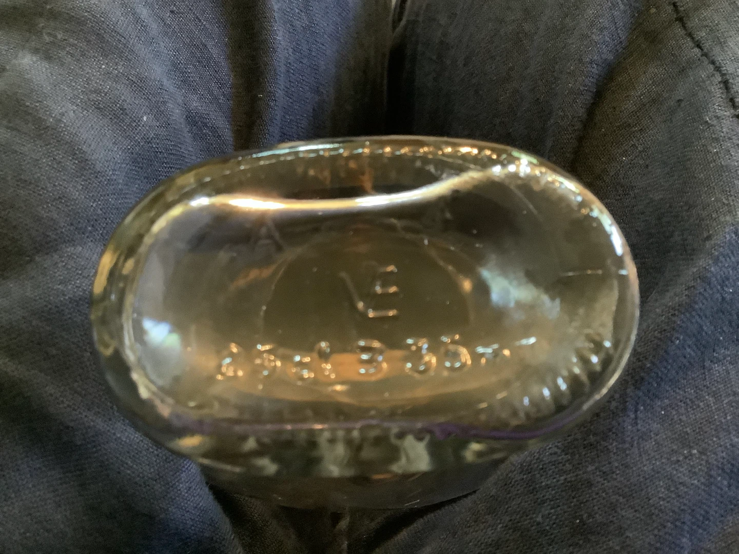 Vt Vetreria Etruscan Clear Heart Shaped Bottle 🐞 - photo 4
