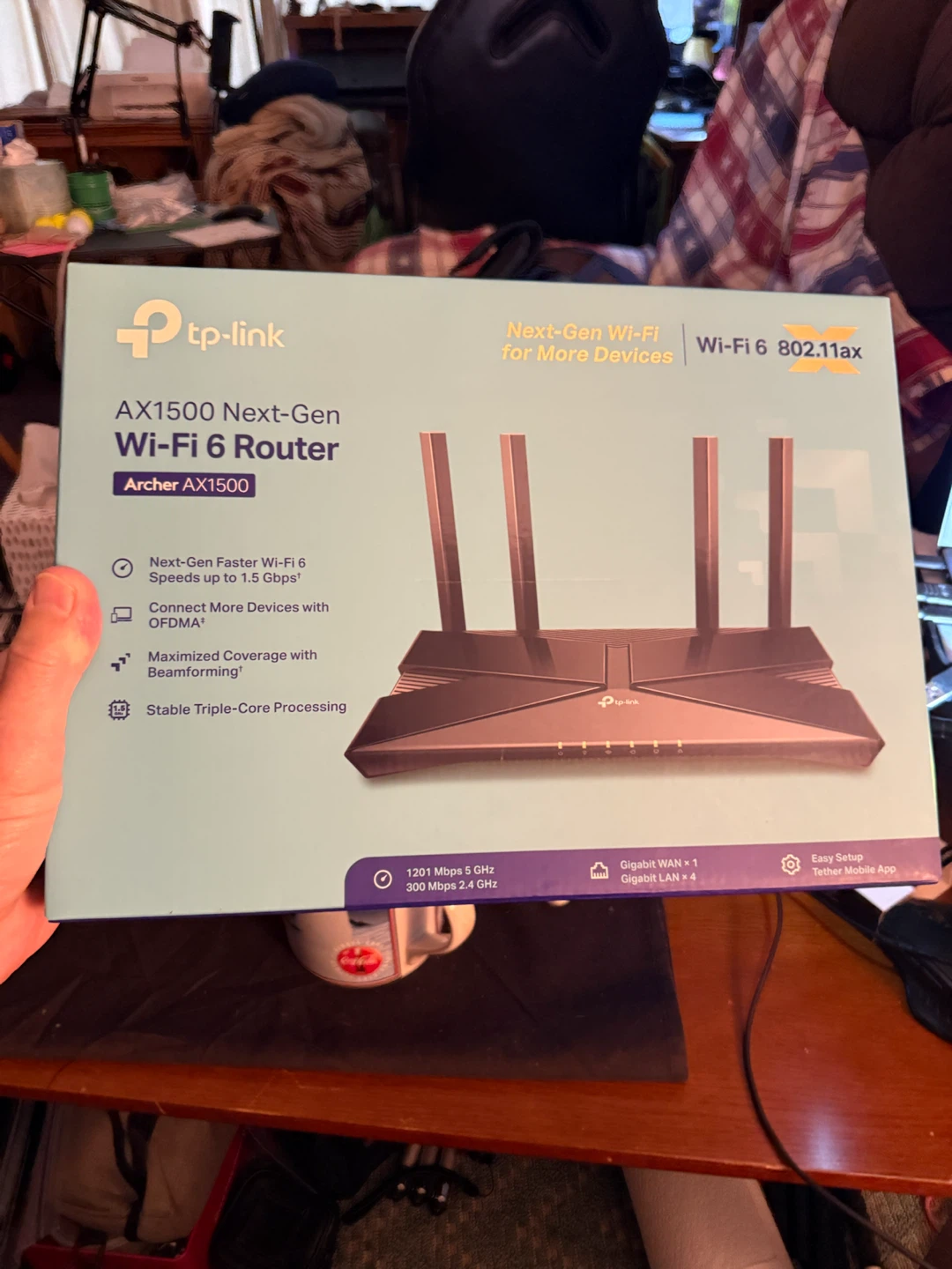 TP-Link AX1500 WiFi 6 Router Archer AX1500