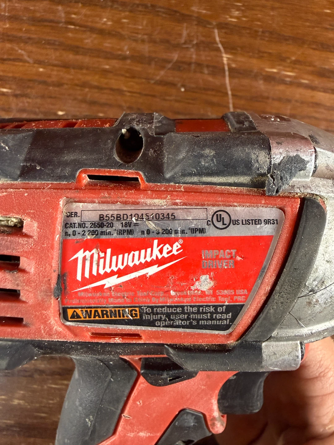 Milwaukee M18 18V Cordless 1/4-inch Hex Impact Driver 2650-20 - photo 3