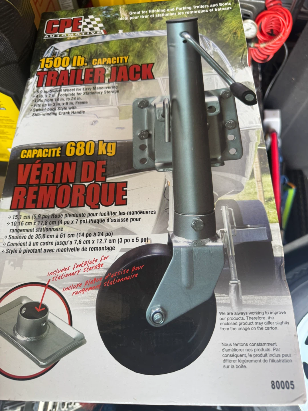 New trailer jack