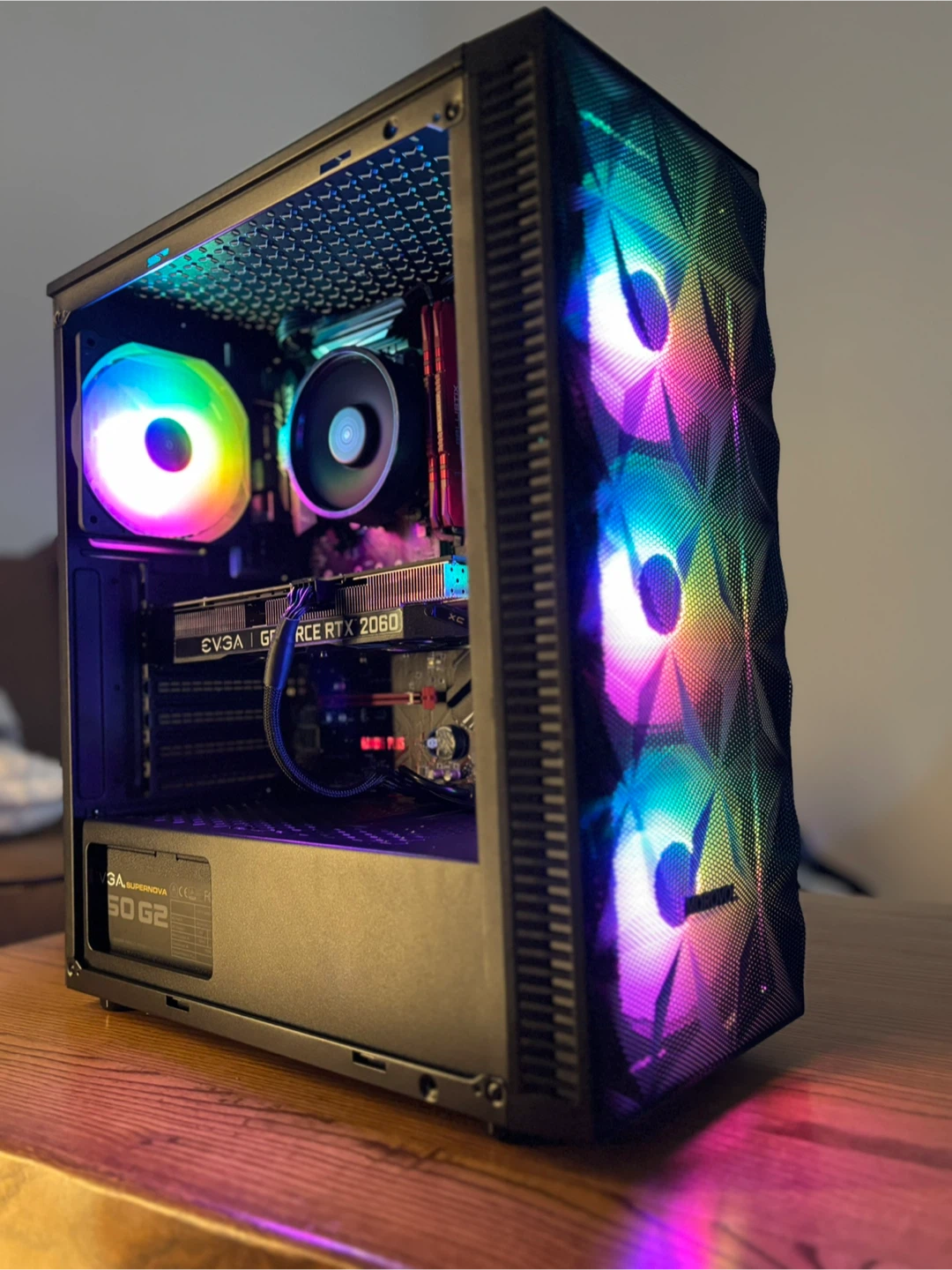 🌈 Aurora RTX Gaming PC – RTX 2060 + Ryzen 5 | 16GB RAM |