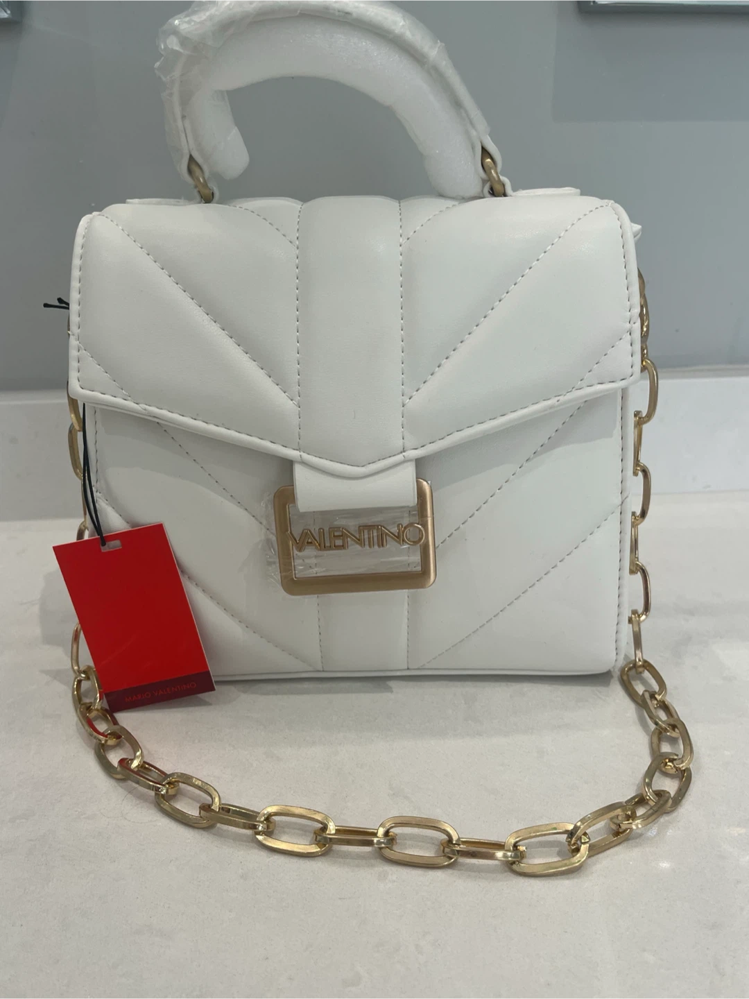 Mario Valentino White Quilted Handbag - photo 2