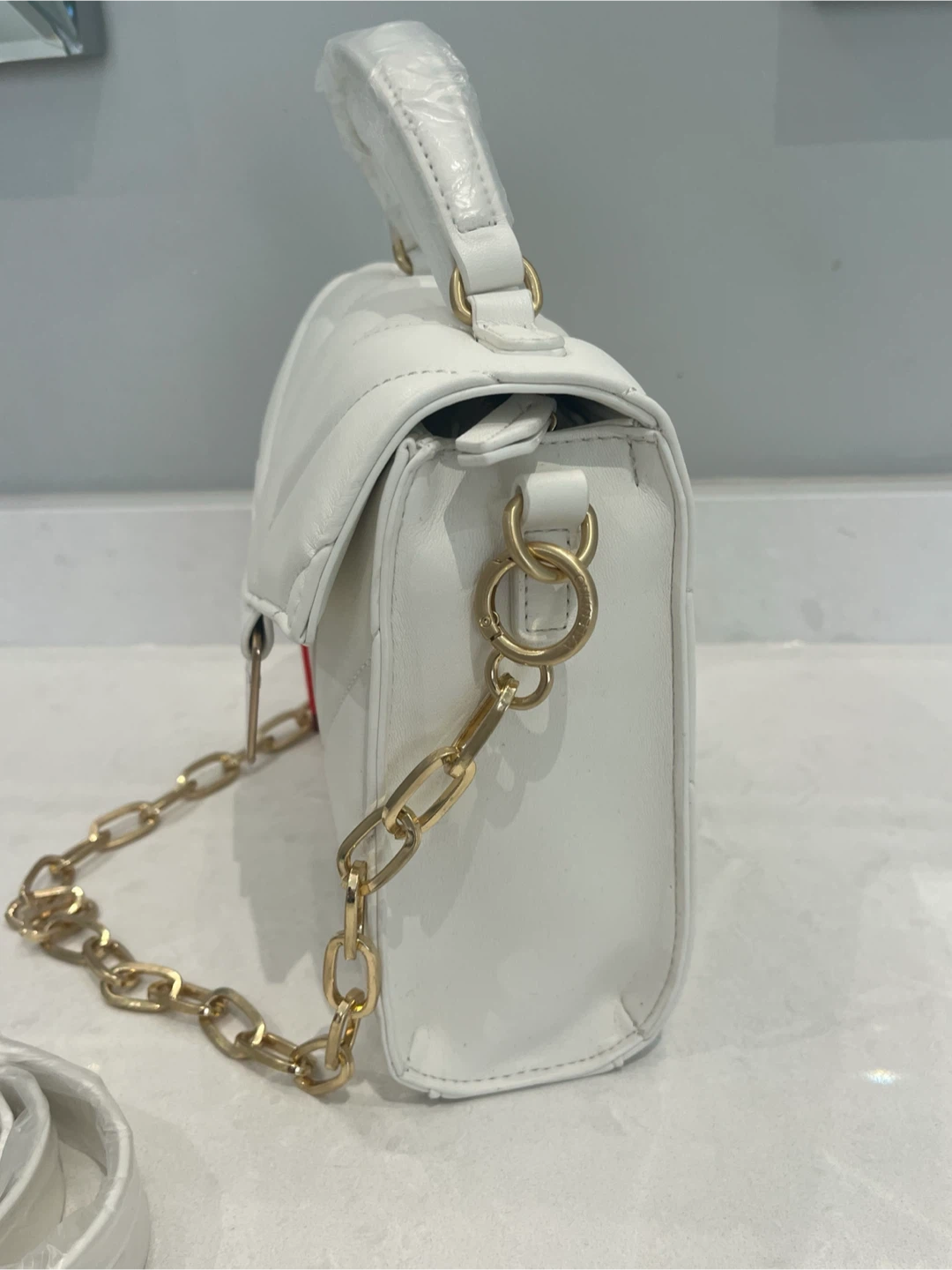 Mario Valentino White Quilted Handbag - photo 4