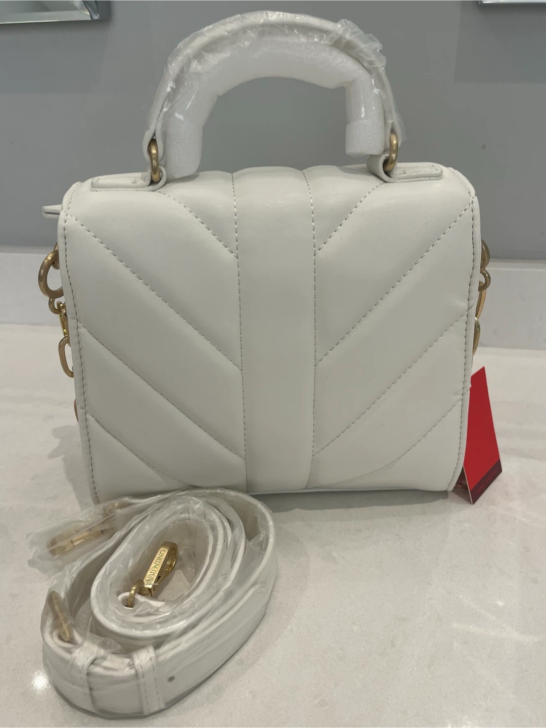 Mario Valentino White Quilted Handbag - photo 5