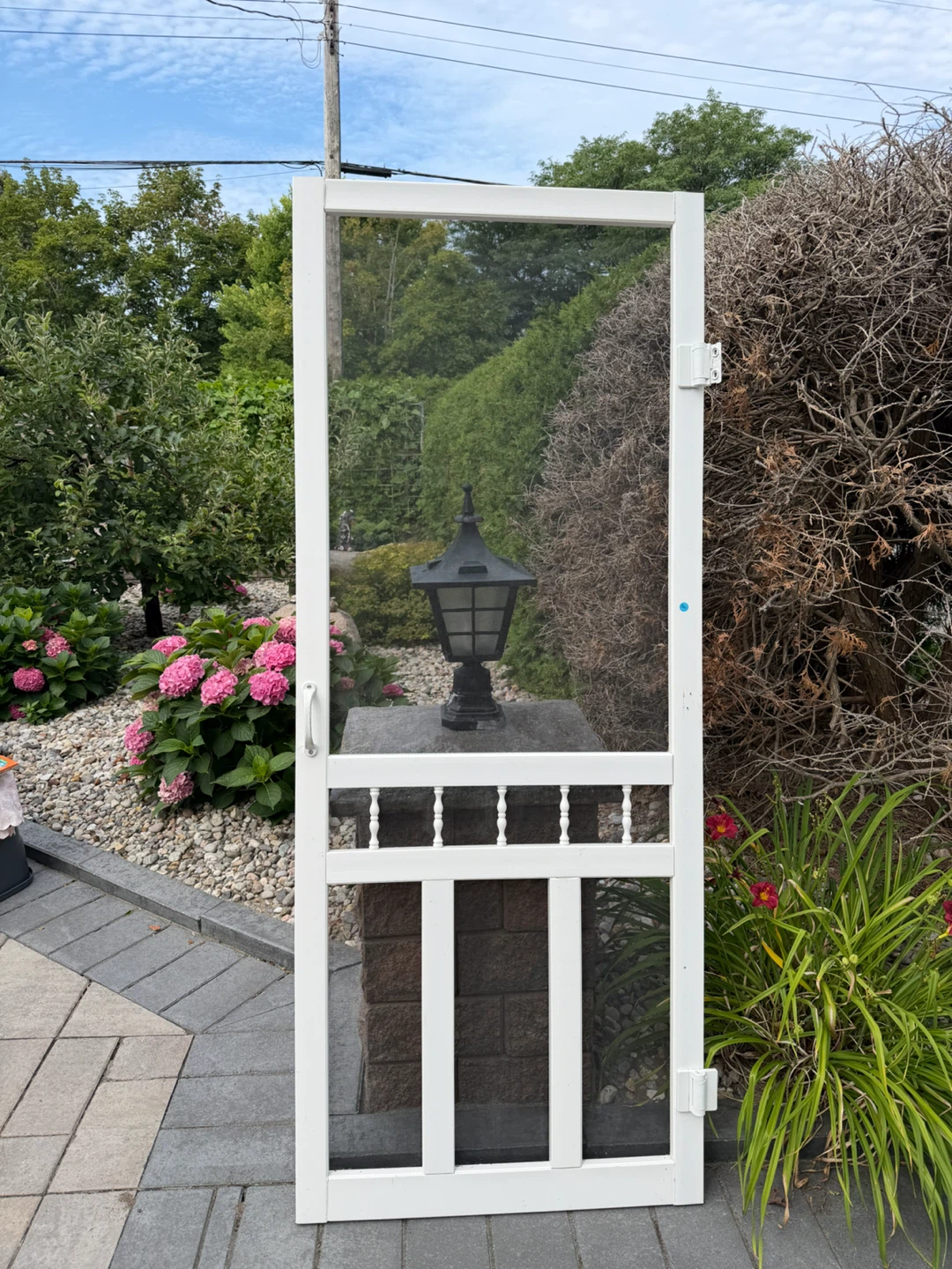 White Screen Door