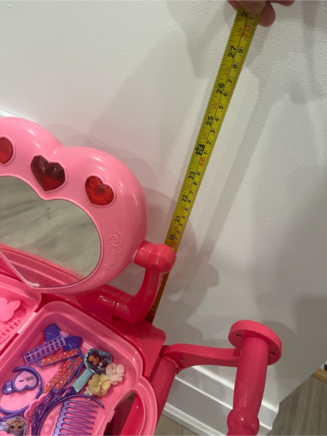 Pink Pretend Play Hairdresser Vanity Trolley Toy Set - photo 2