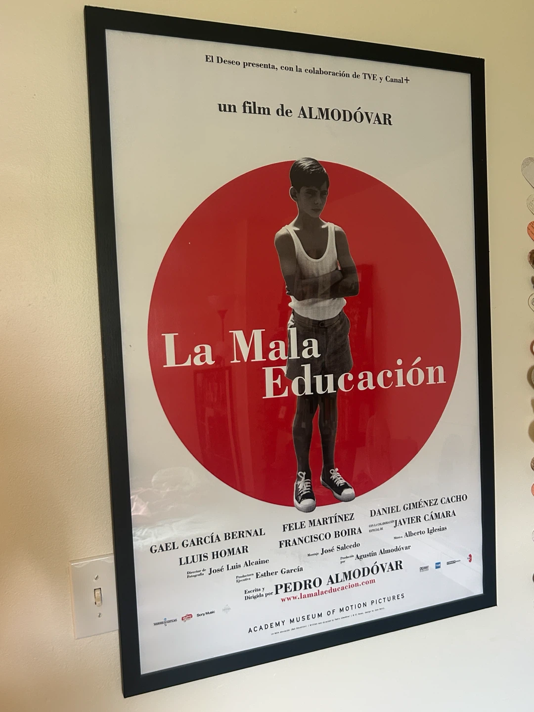 La Mala Educación (Bad Education) Movie Poster framed - photo 3