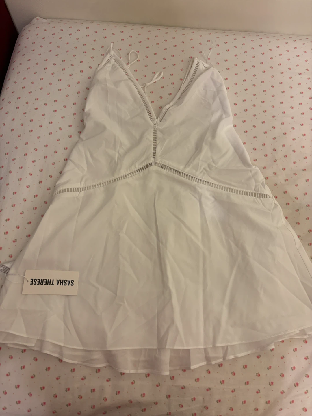 Sasha Therese White Mini Dress
