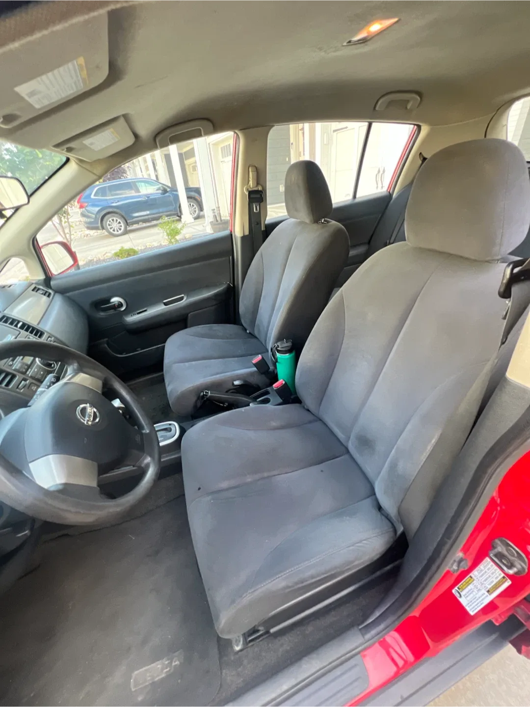 Red Nissan Versa Hatchback - photo 5