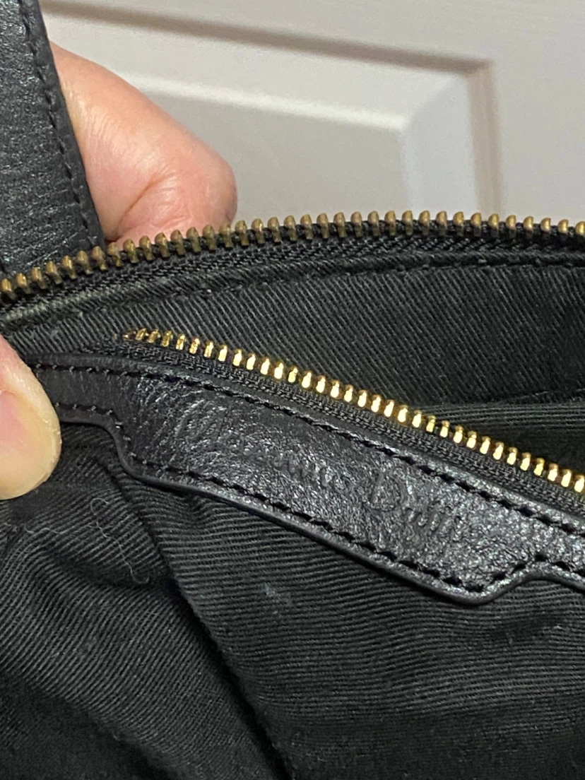 Black Leather Tote Bag - photo 2