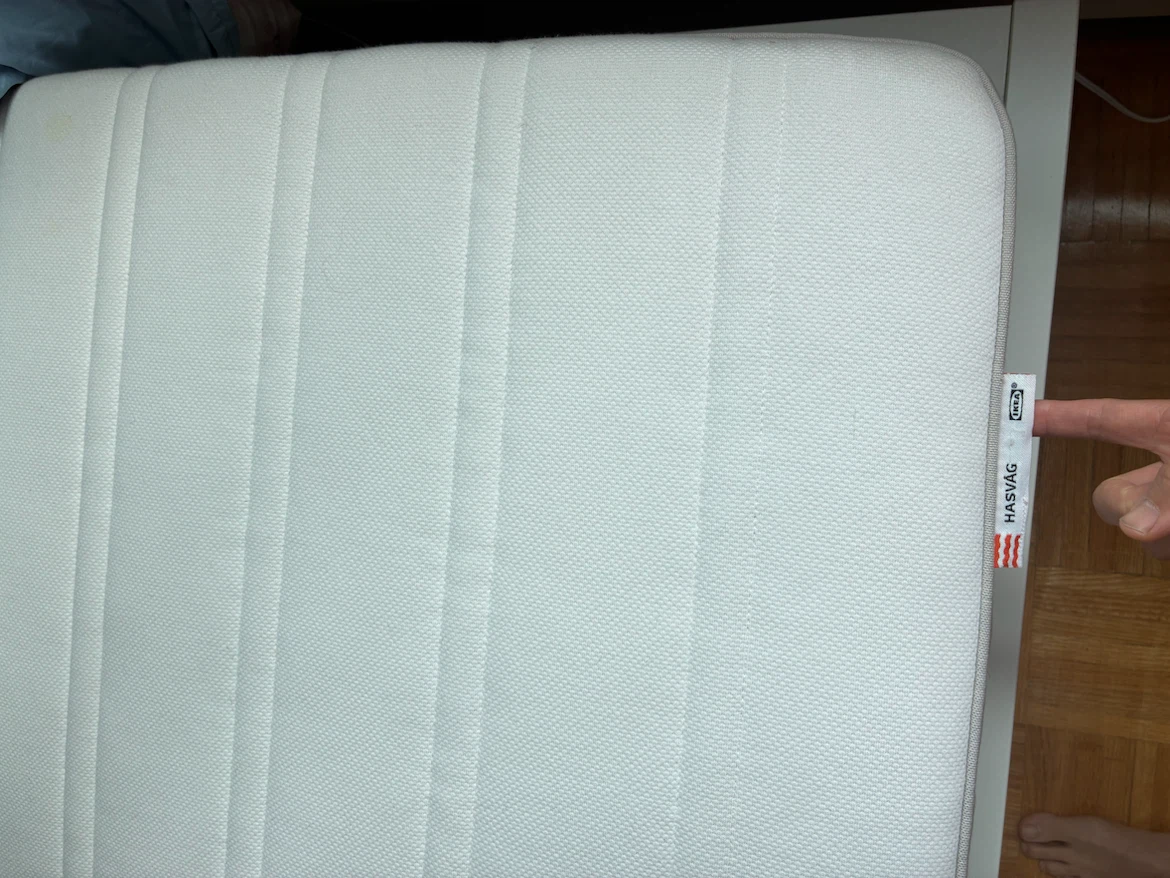 IKEA HASVAG single Mattress