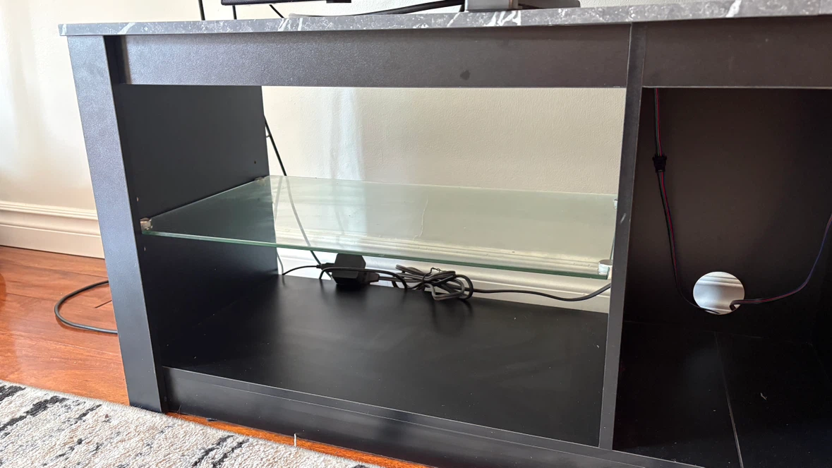 Modern Black LED TV Stand / TV Table - photo 4