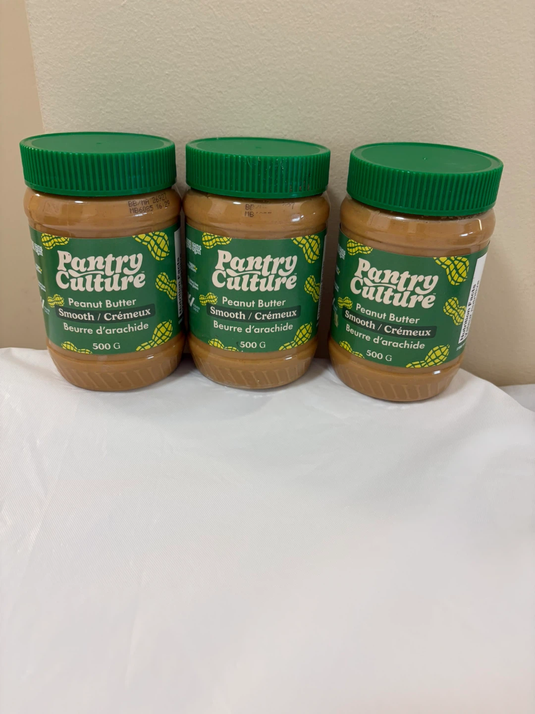 Pantry Culture Smooth Peanut Butter - 3 x 500g Jars