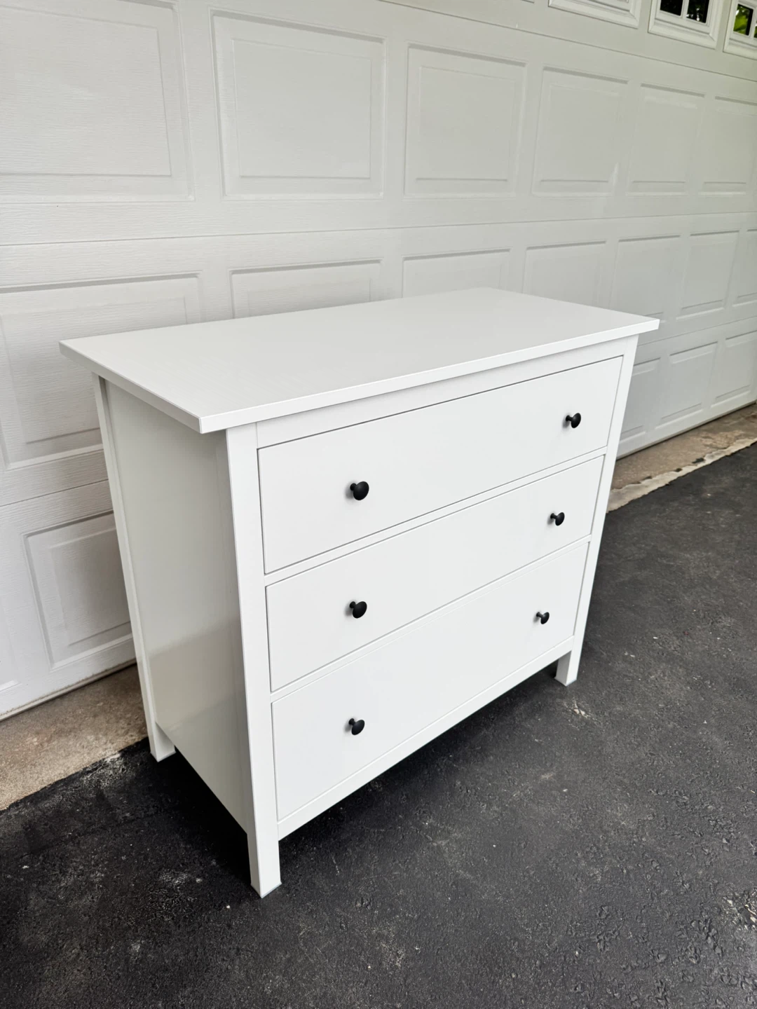 IKEA HEMNES White 3-Drawer Dresser - photo 2