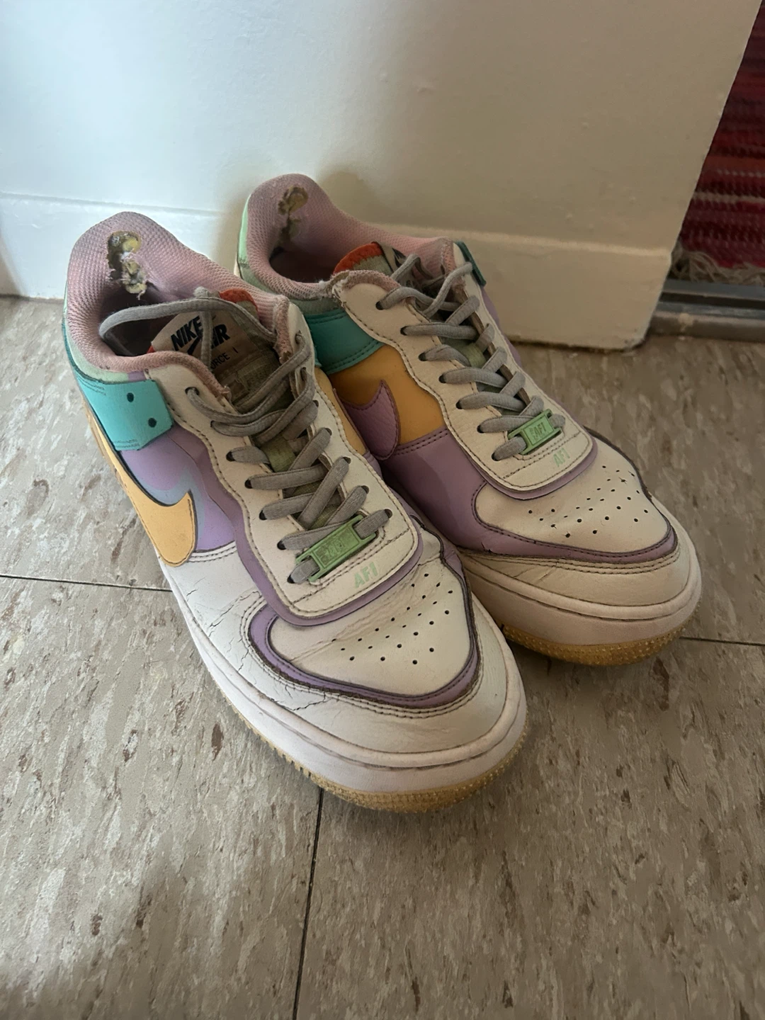 Nike Air Force 1 Shadow Pastel Sneakers - photo 2
