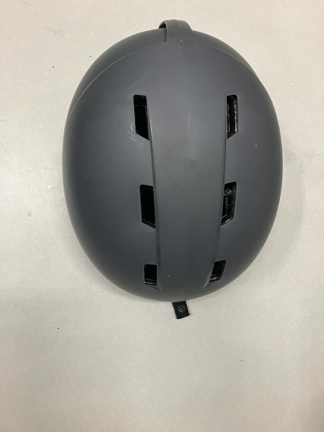 Bike Matte grey ski and snowboard helmet