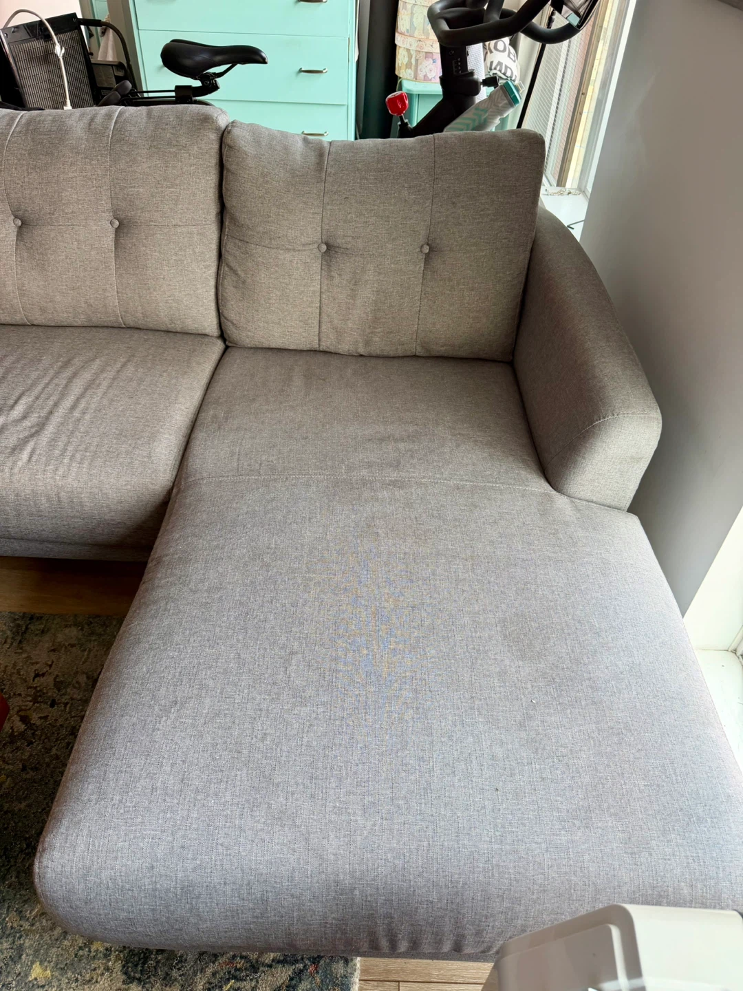 Moe’s Sectional Sofa couch With Chaise - photo 3