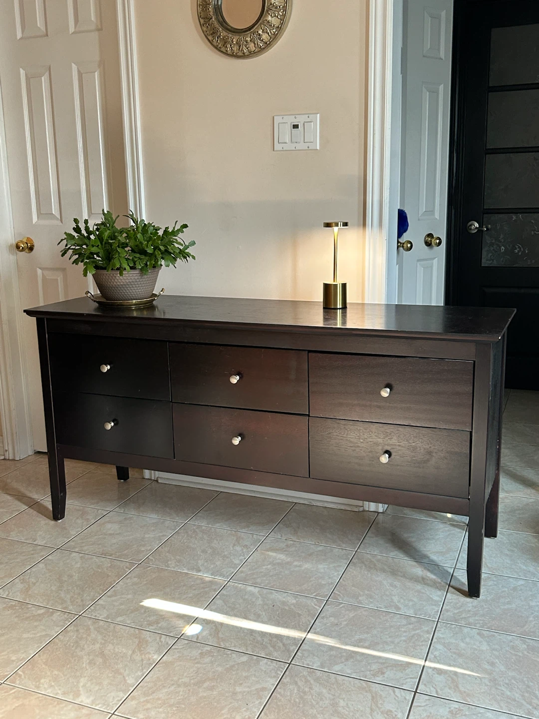 Crate & Barrel Vendome 6 Drawer Credenza