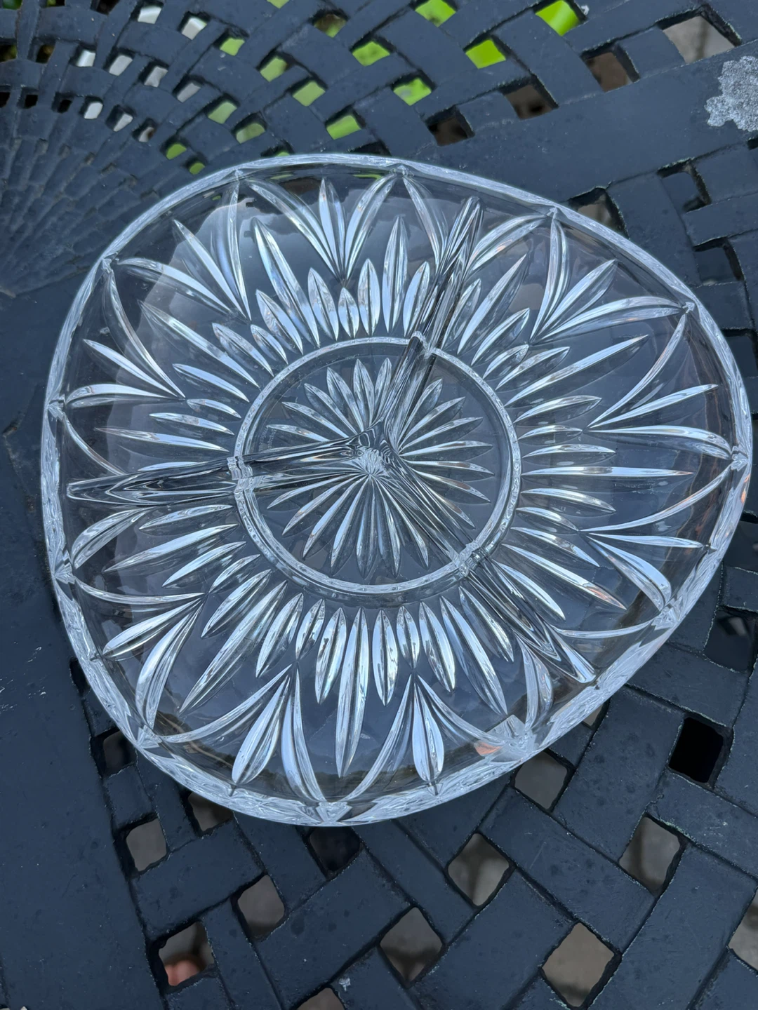Marquis by Waterford Saxony Crystal Relish Dish