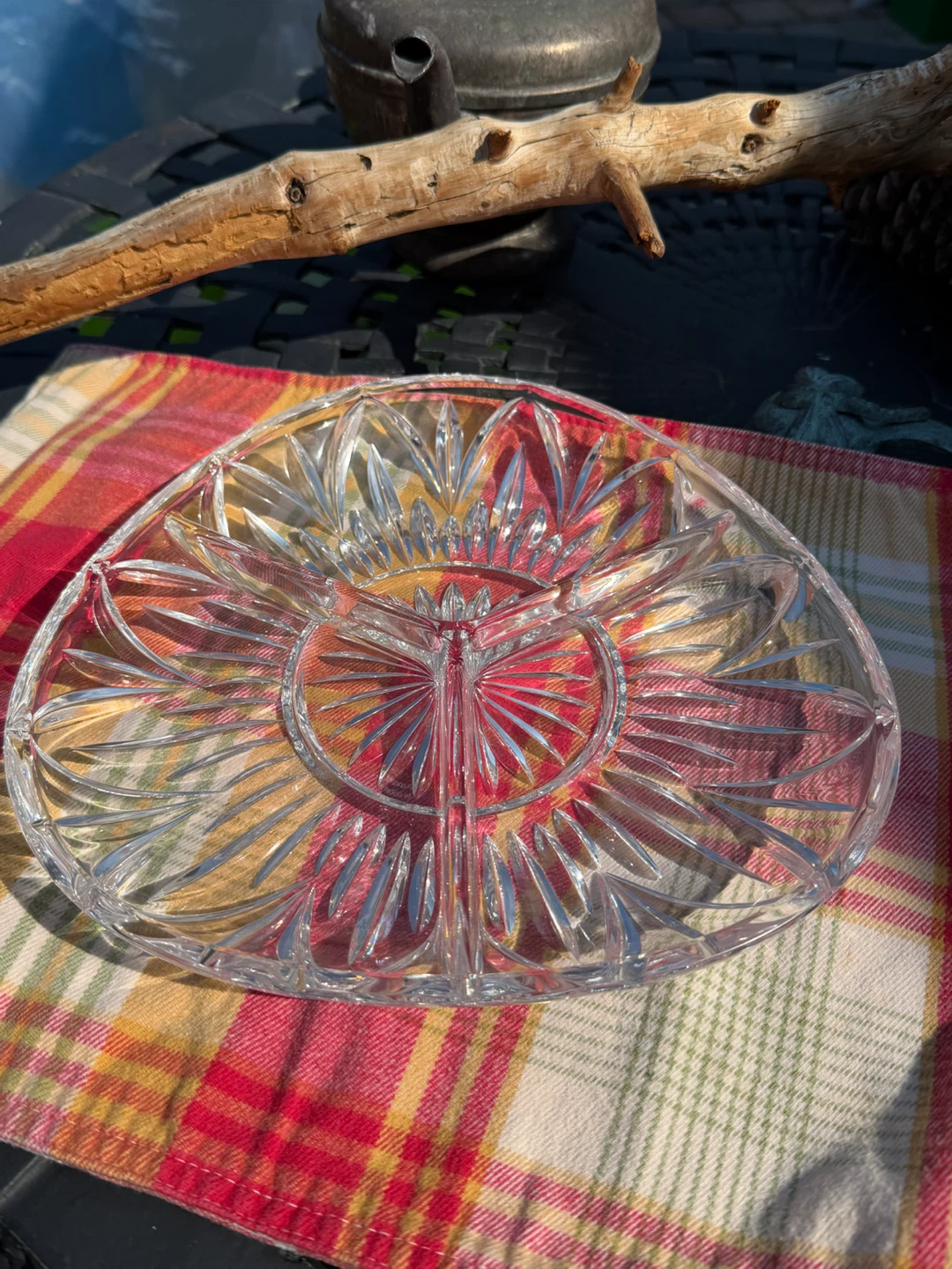Marquis by Waterford Saxony Crystal Relish Dish - photo 4