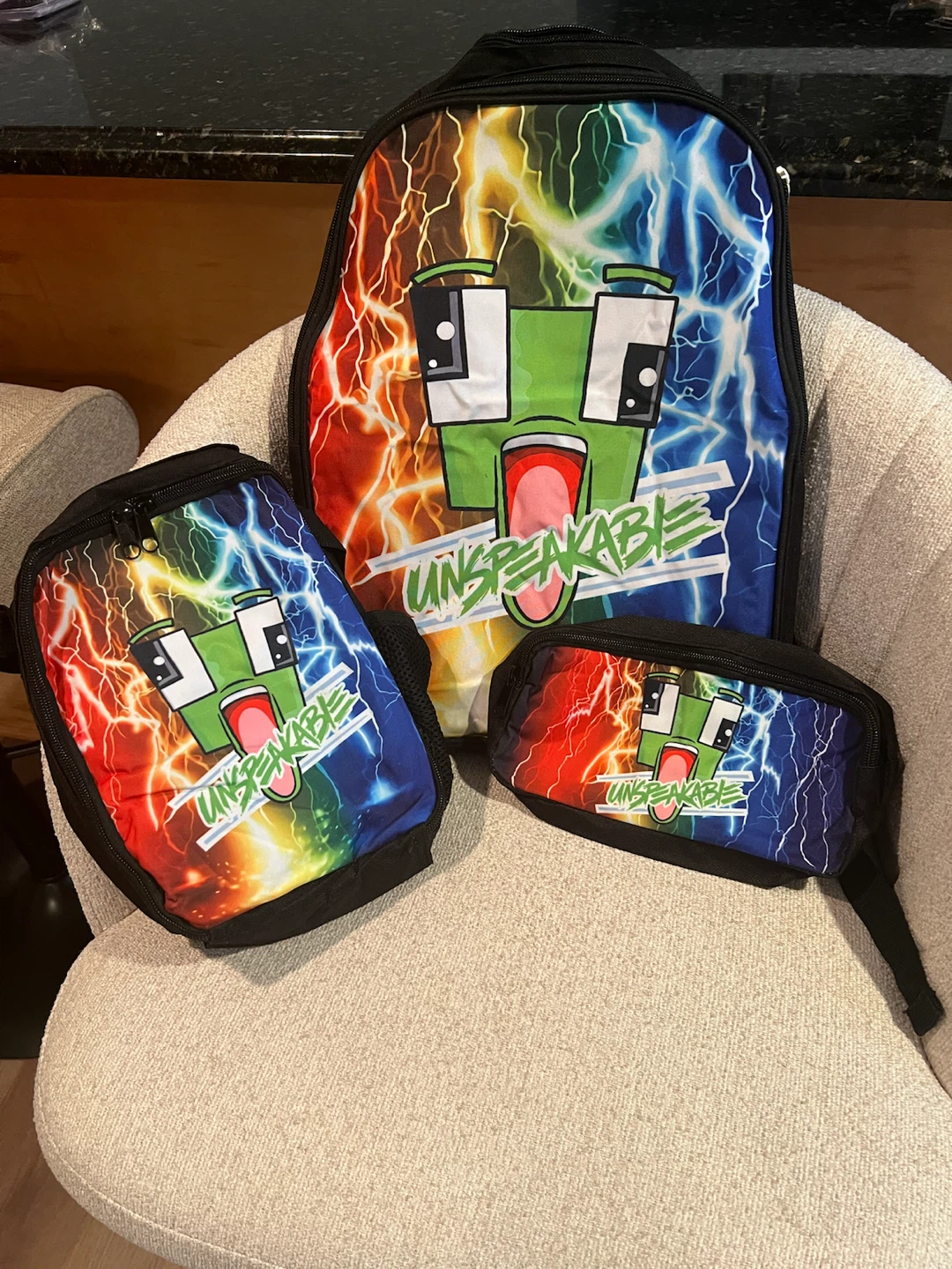 Unspeakable Backpack, Pencil Case, and Pouch Set - photo 2