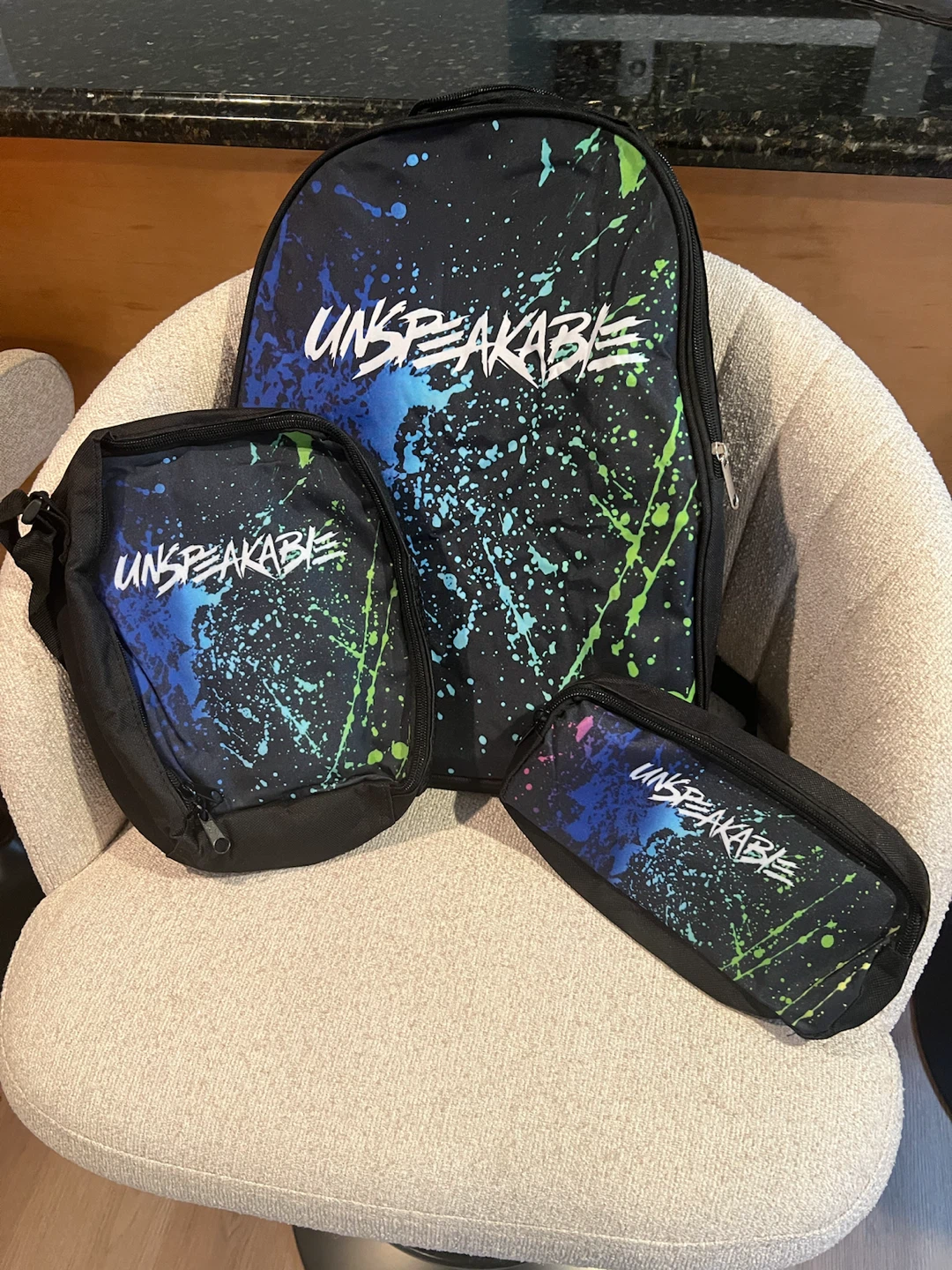 Unspeakable Backpack, Lunch Bag, and Pencil Case Set - photo 2