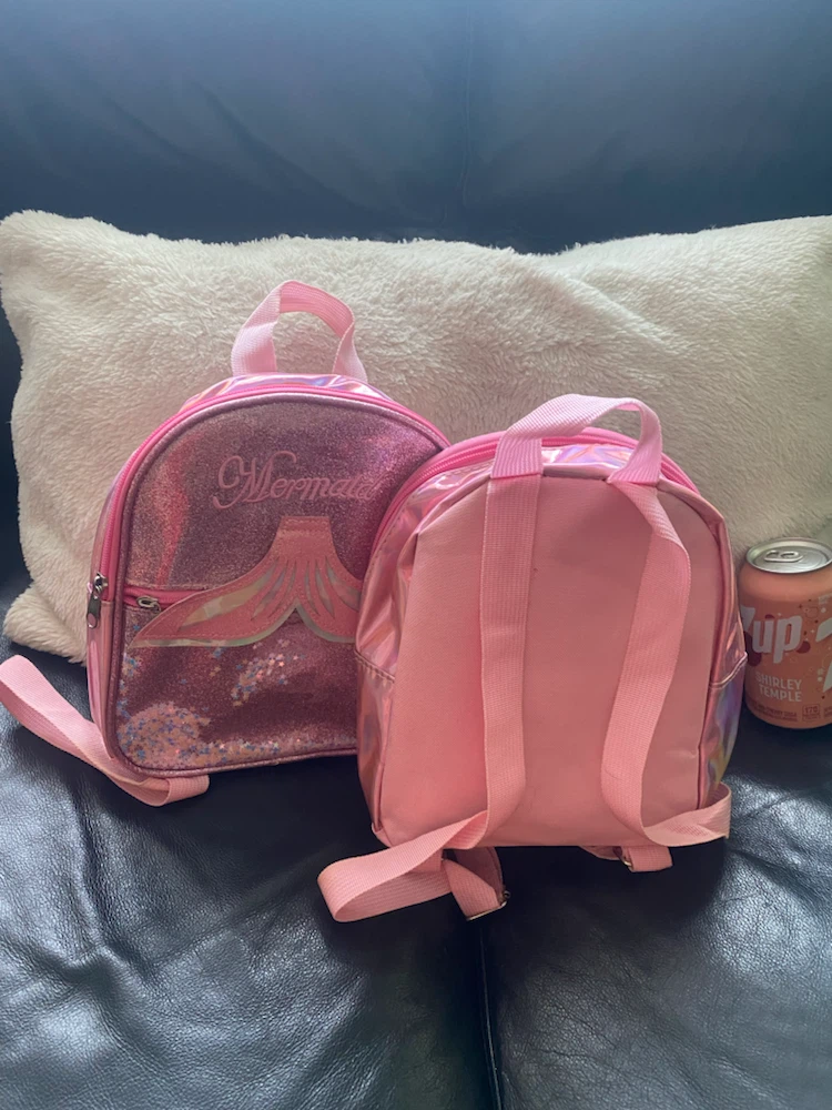 Pink Mermaid Glitter Backpacks - photo 5