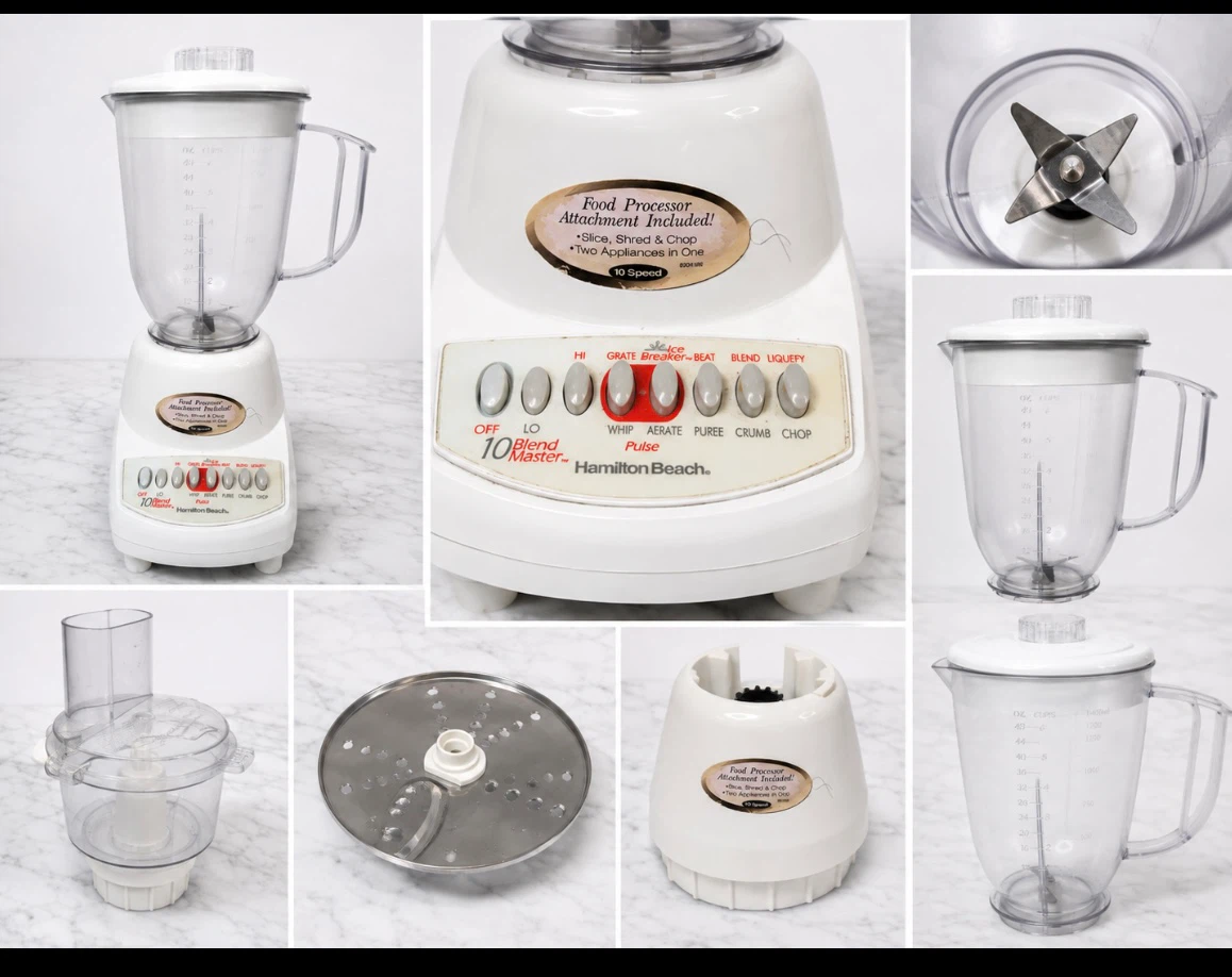 Hamilton Beach 10 Speed Blender with Food Processor Attachment - photo 3
