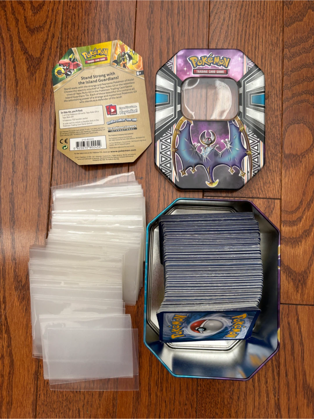 Pokemon Cards - Tin, Cards & Sleeves