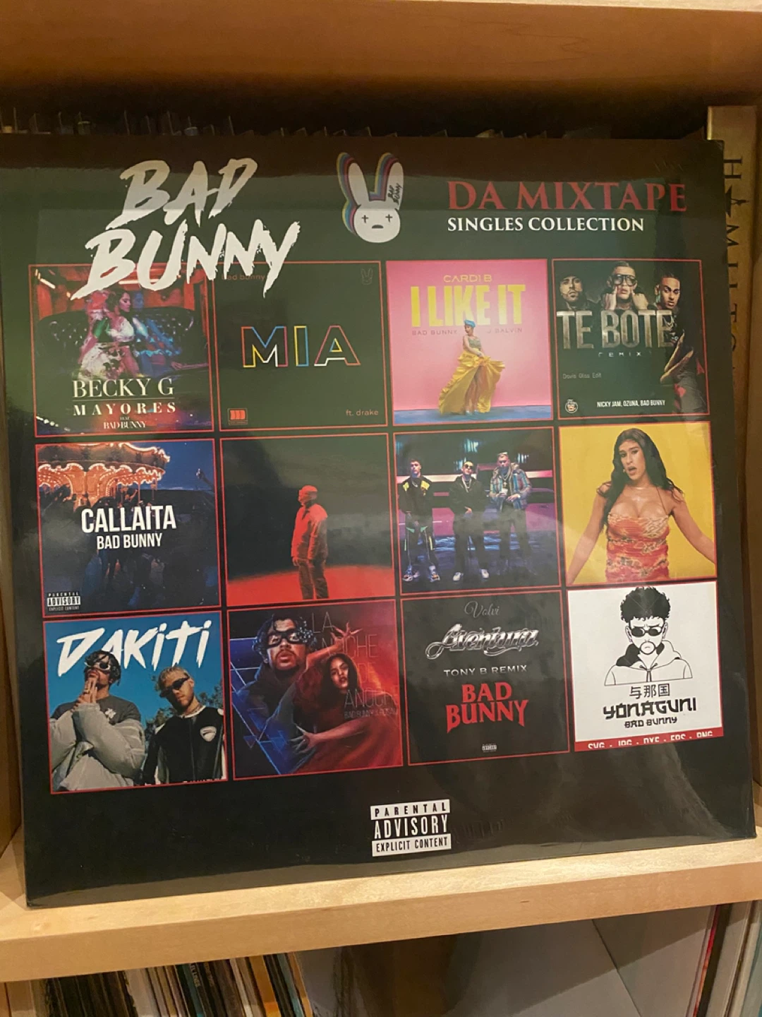 Bad Bunny Da Mixtape Singles Collection Vinyl Record