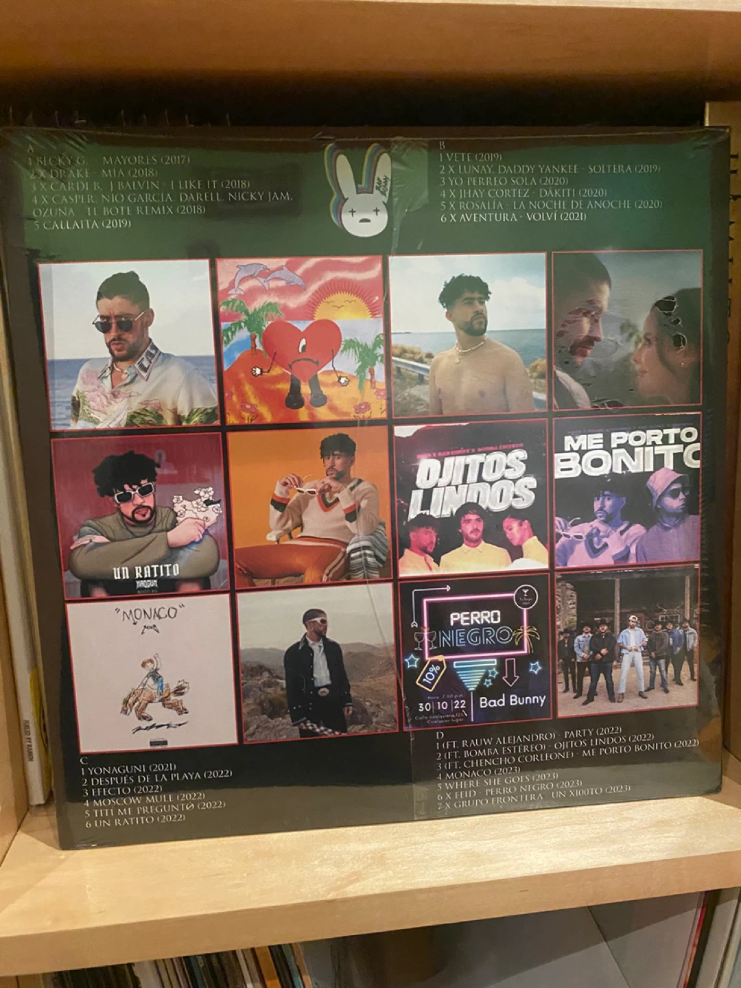 Bad Bunny Da Mixtape Singles Collection Vinyl Record - photo 2